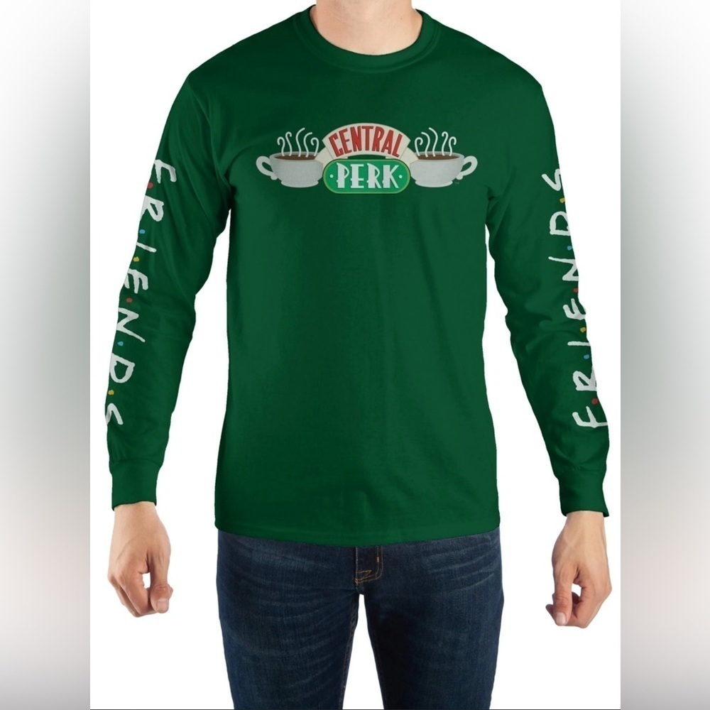 F.R.I.E.N.D.S television show graphic Long Sleeve Graphic T-Shirt Men’s Size 2X